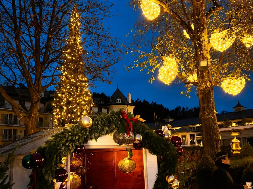 Lichtherzen Schloss Seefels