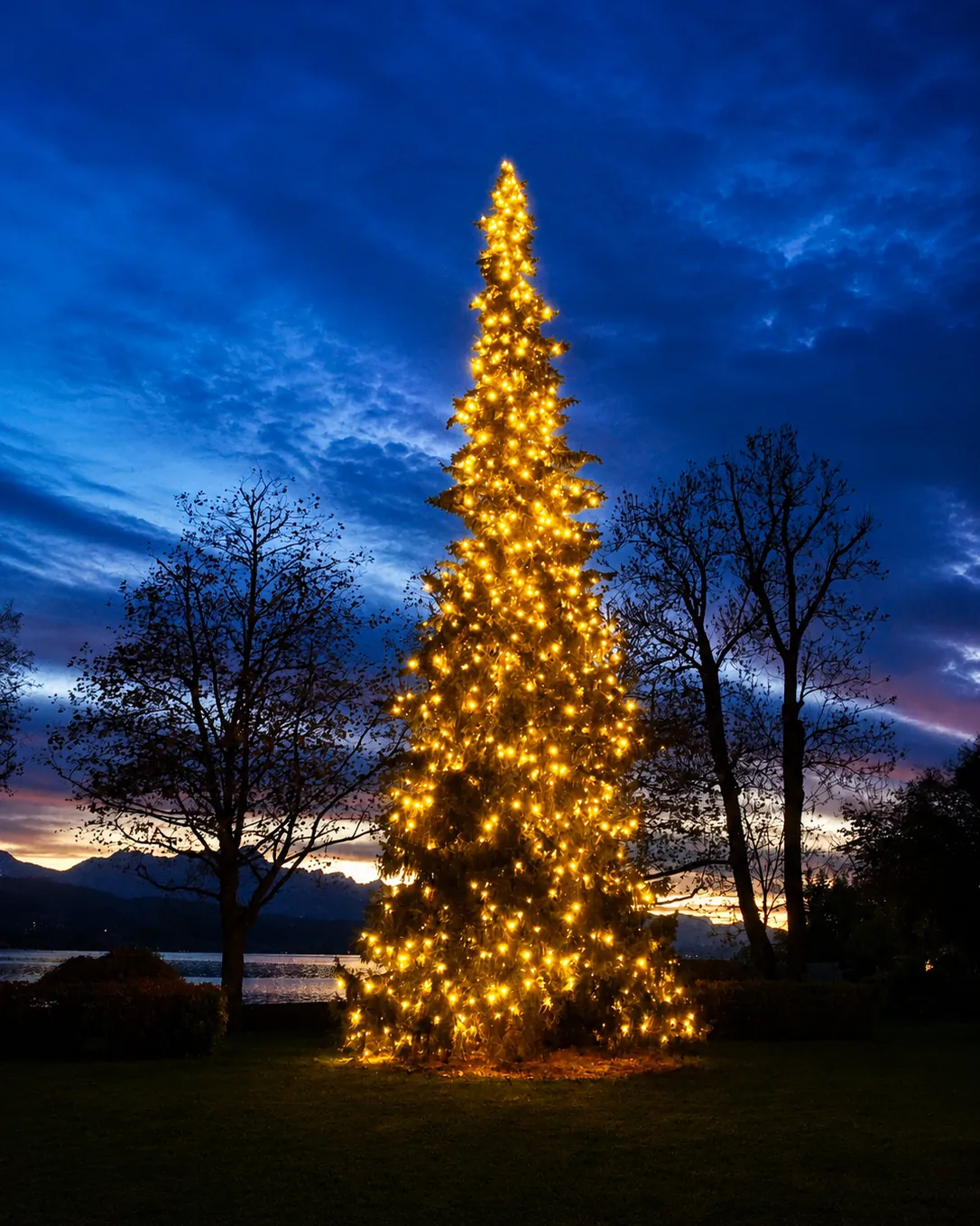 Weihnachtsbaum Schloss Seefels
